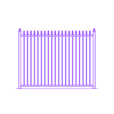 Buildings Fences Tracing Svg Vector, Free Vectors File